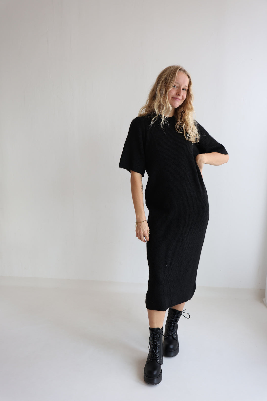 Langes Strickkleid Nuna