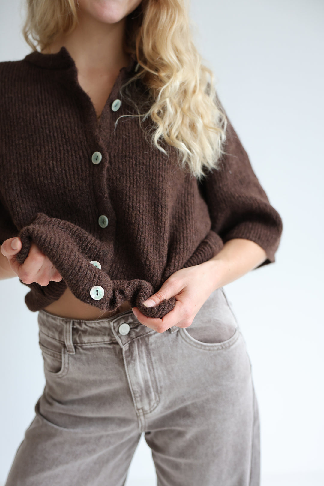 Kurzarm Cardigan Jolina