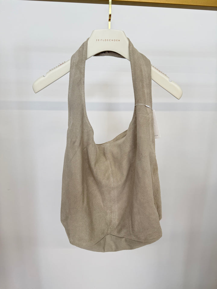 HANDTASCHE AUS WILDLEDER CHESTNUT DREAM VANILLA(B-WARE)