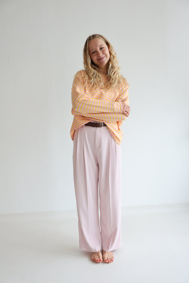 Bundfaltenhose mit Gürtel Anna