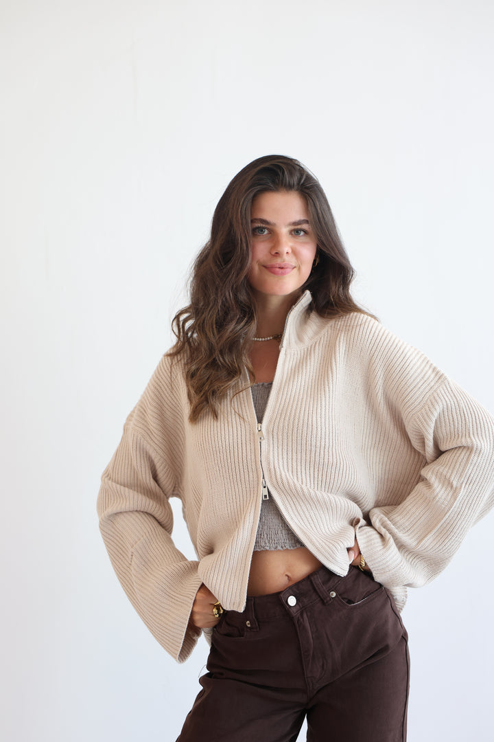 Softline Zip Cardigan