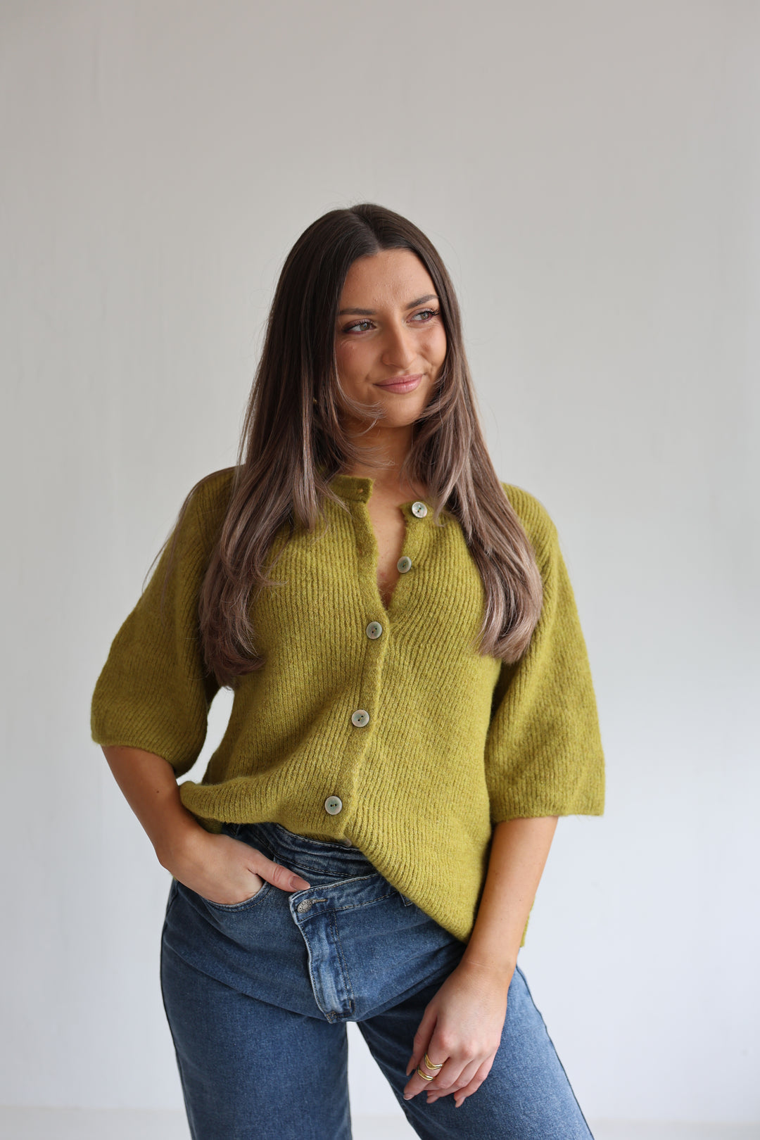 Kurzarm Cardigan Jolina