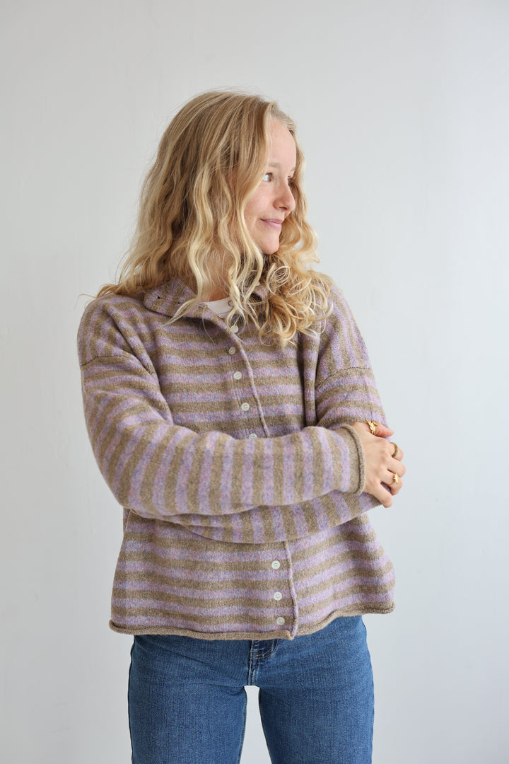 Striped Classy Cardigan