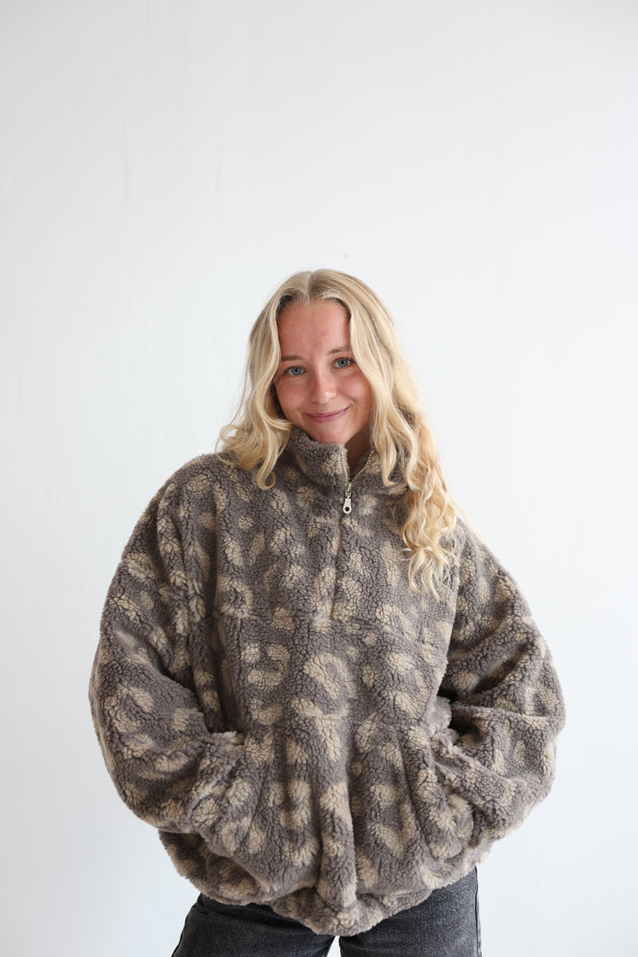 Cozy Leo Fleece Hoodie