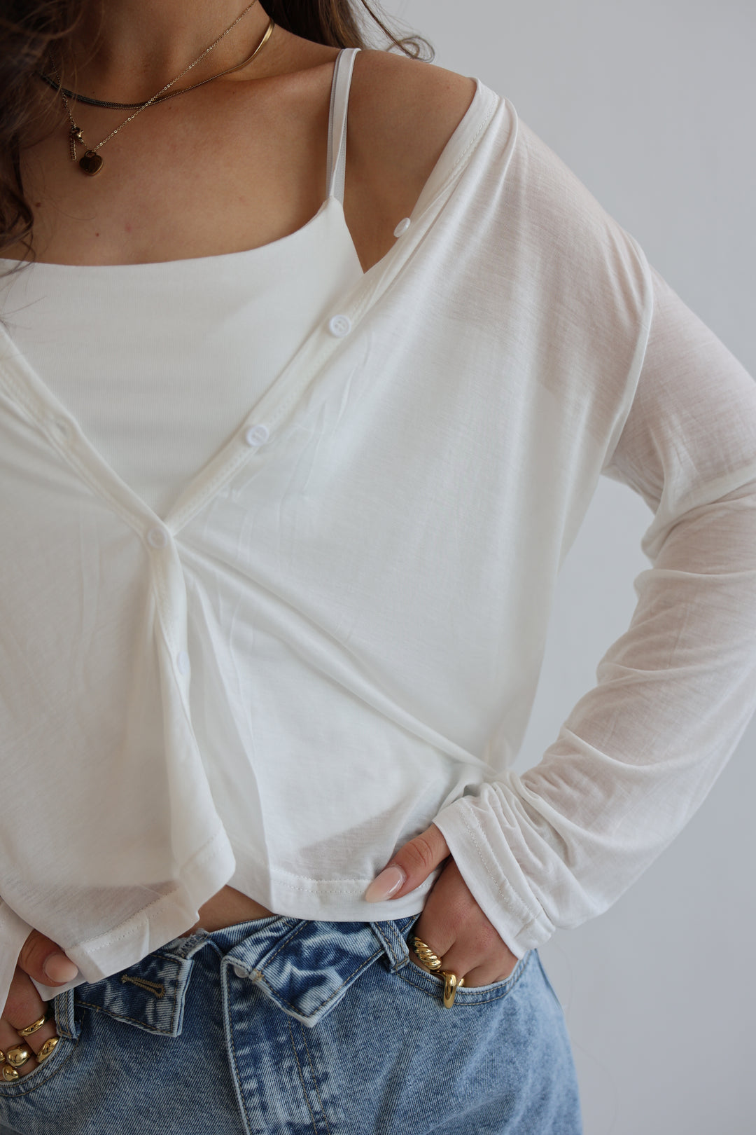 Lightweight Sheer Cardigan