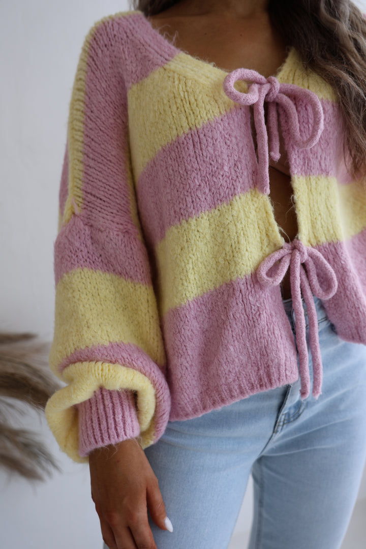 Gestreifter Cardigan Luana