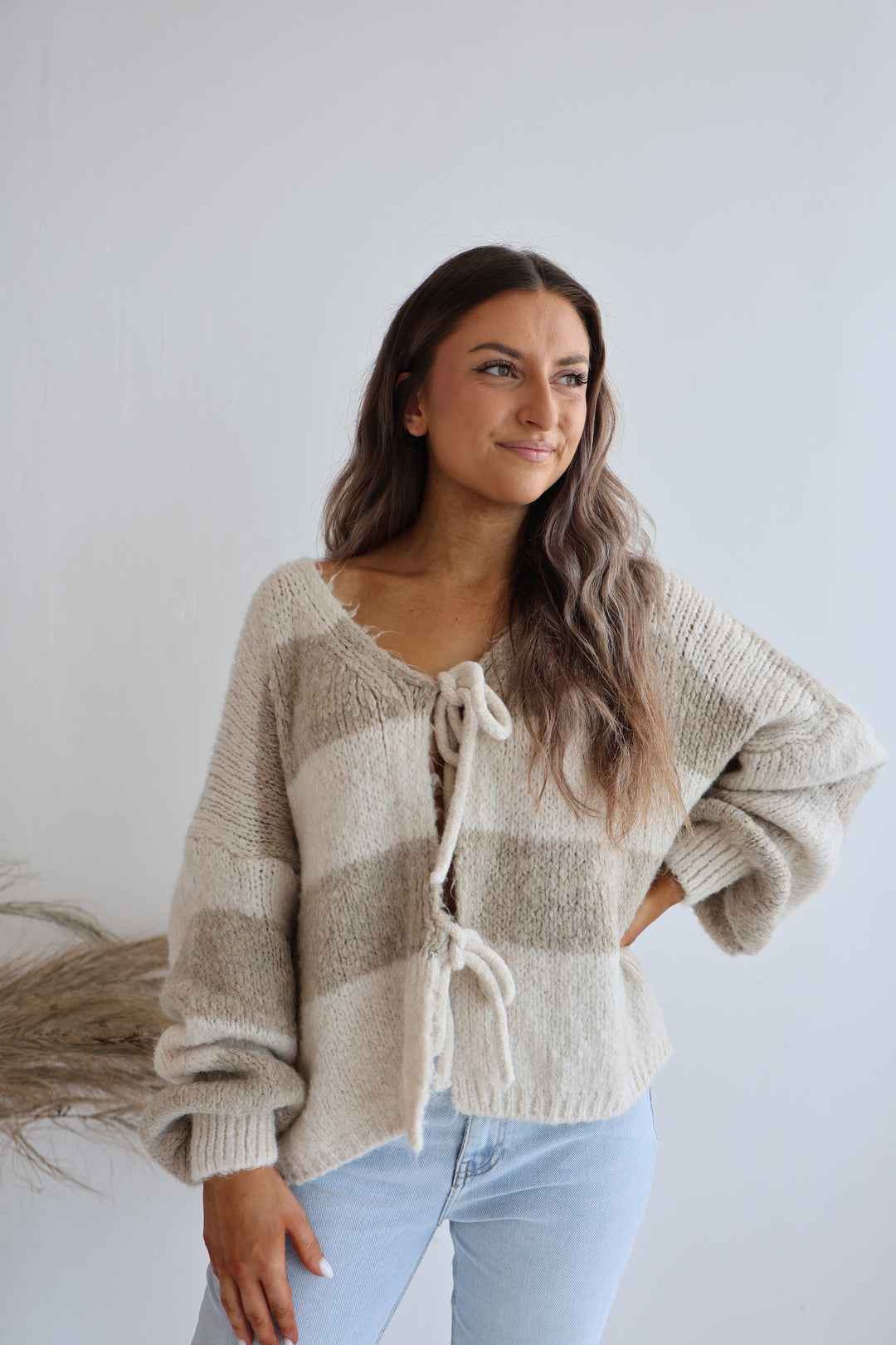 Gestreifter Cardigan Luana