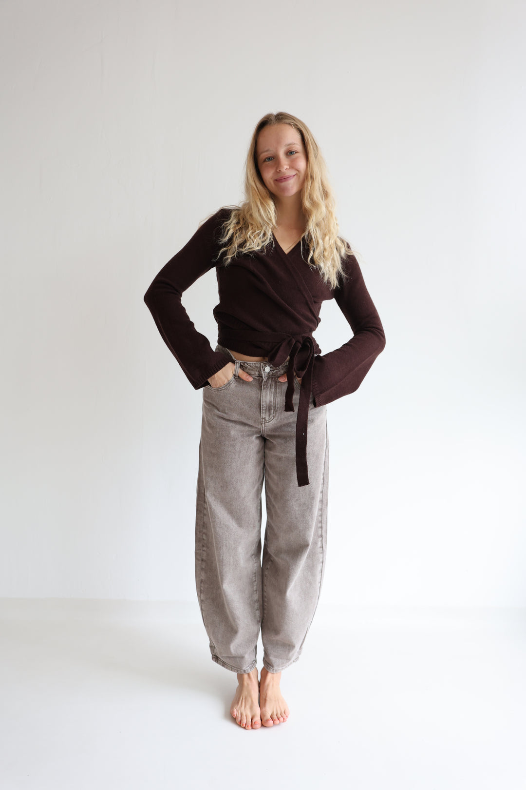 Soft Lounge Wickelcardigan