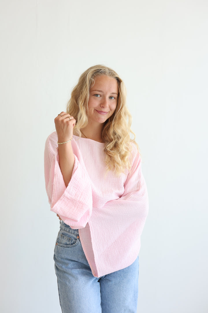 Off-Shoulder Musselinshirt Liz