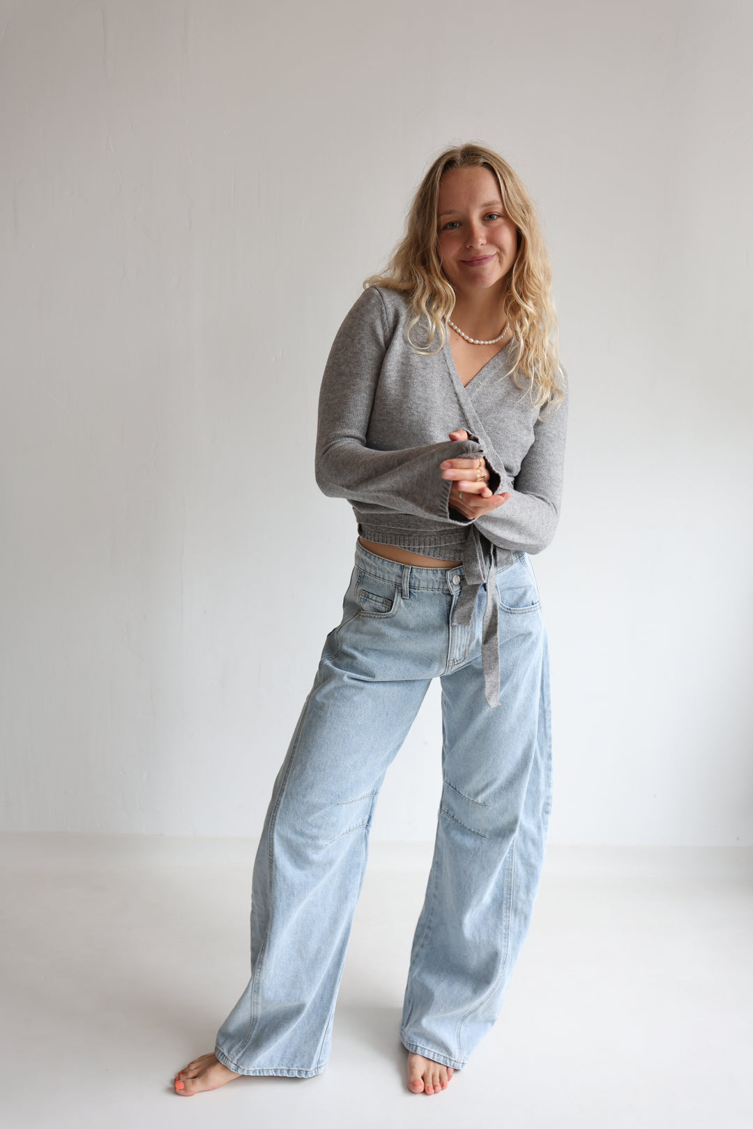 Soft Lounge Wickelcardigan