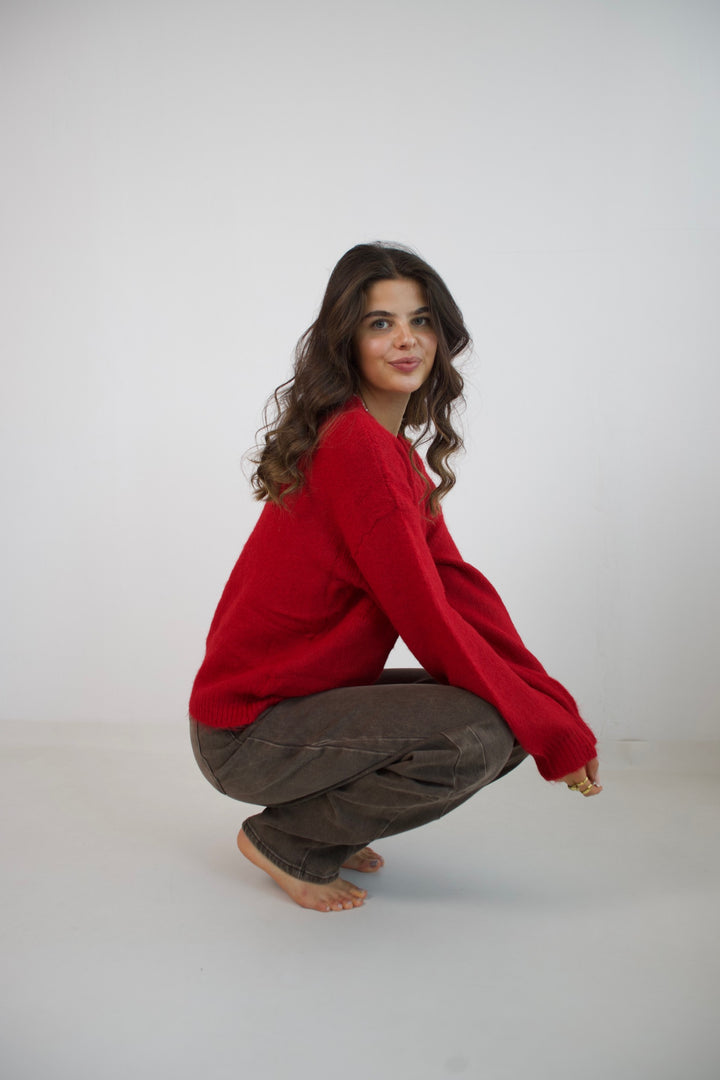 Red Velvet Cloud Sweater
