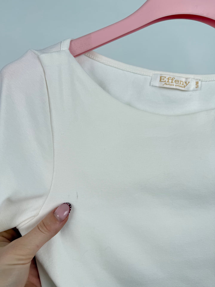 LOUNGE SHIRT CASUAL FIT WEISS GR.S/M (B-WARE)