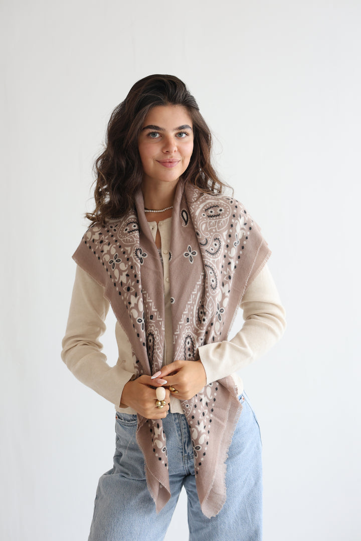 Vintage Paisley Scarf