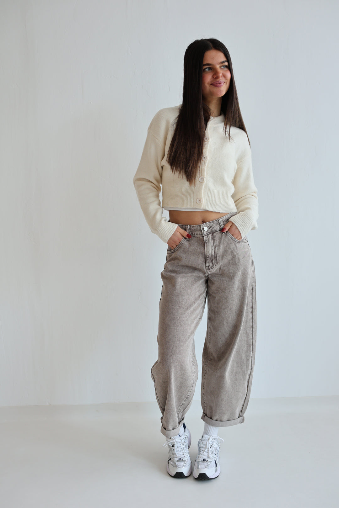 Cropped Cardigan Cozy Snuggle