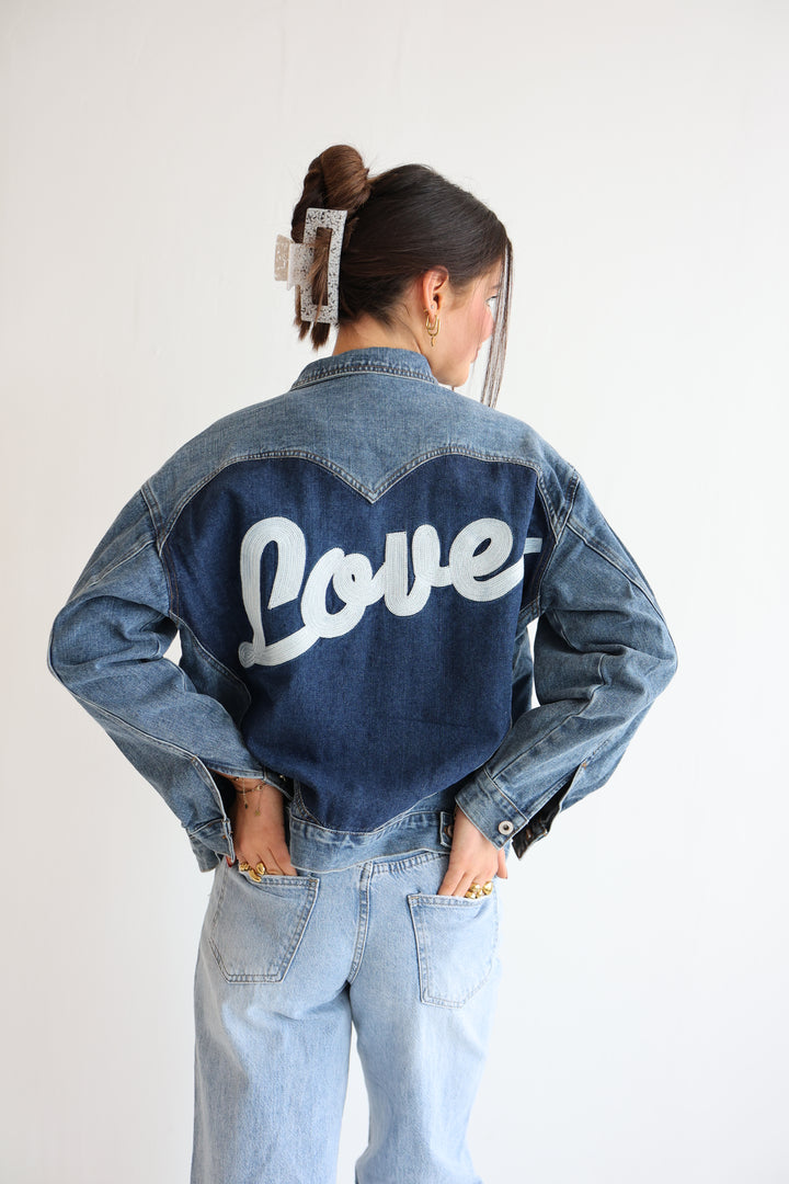 Love Letter Denim Jacket
