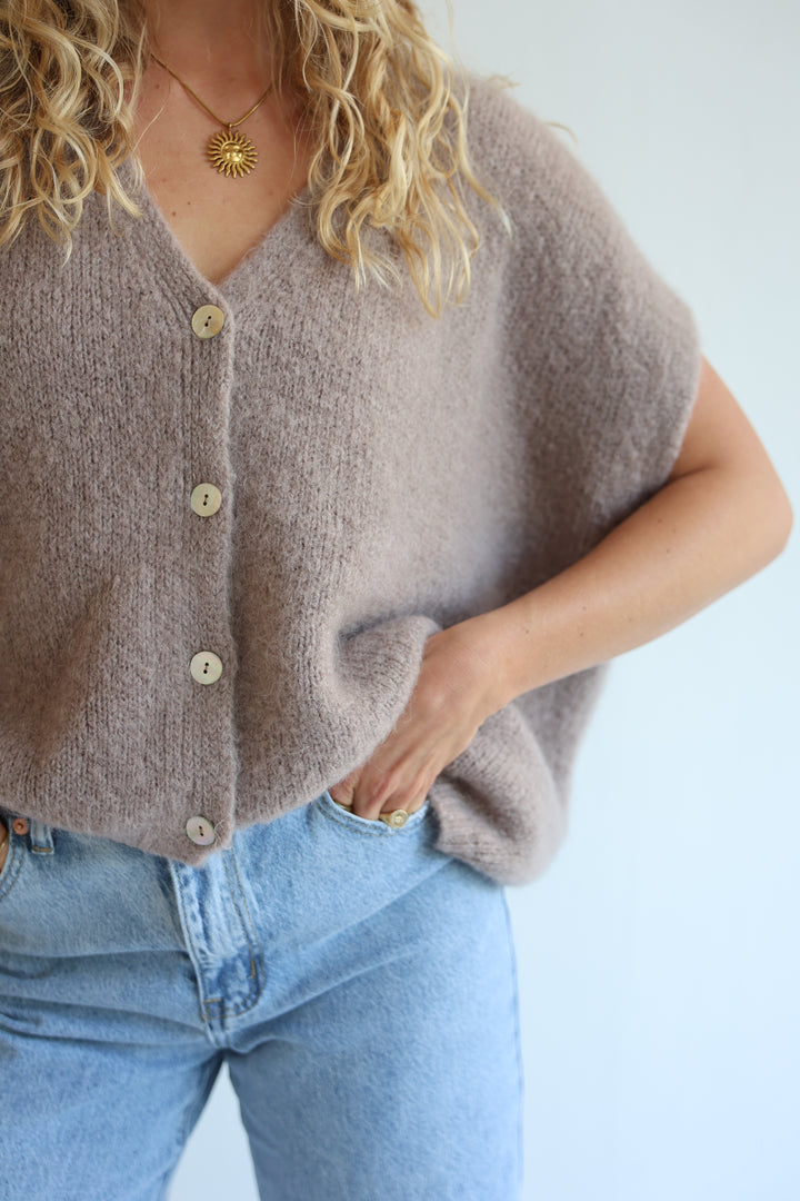 Lockere Pullunder-Weste Gina