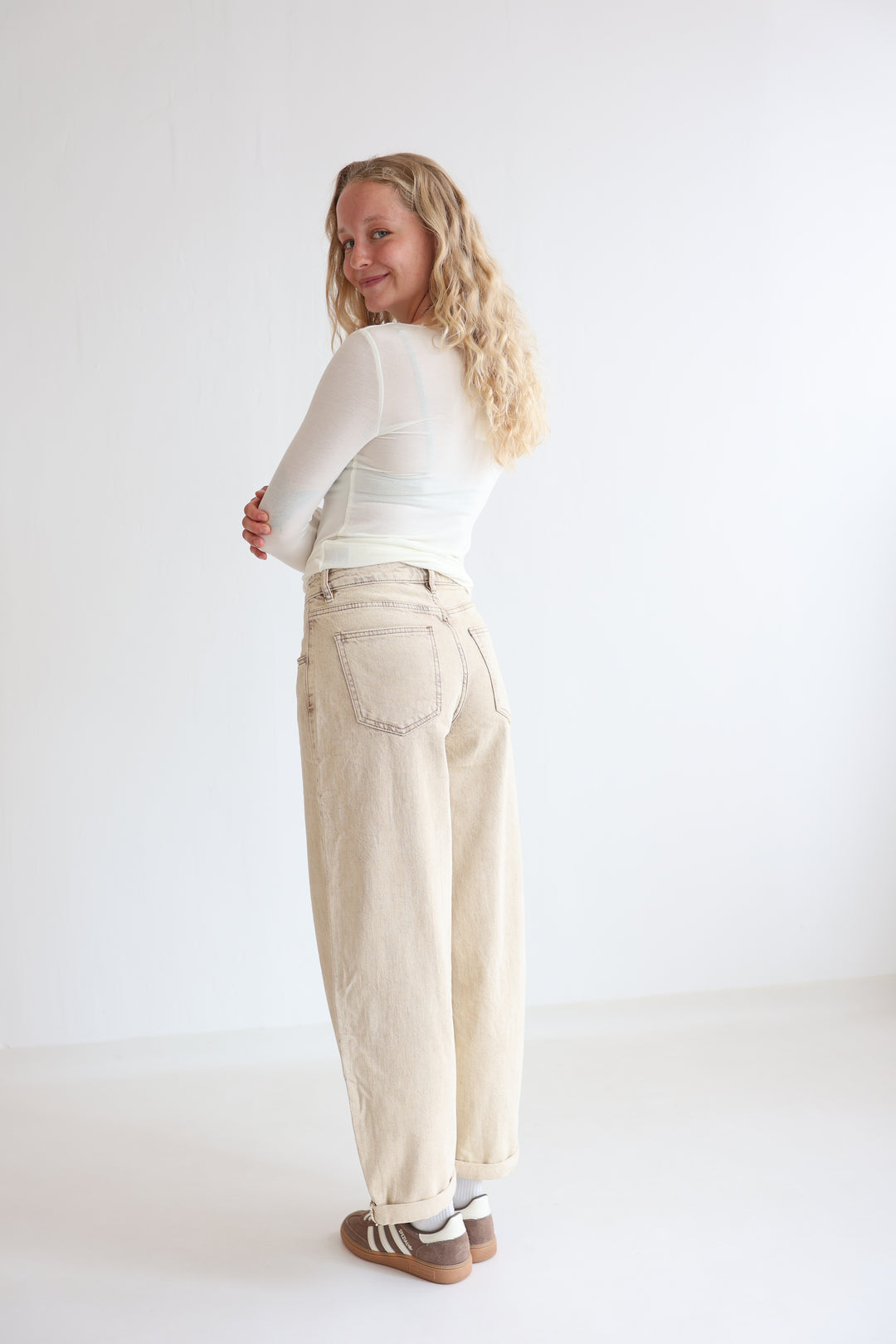 Barrel Fit Cocoa Shades Jeans