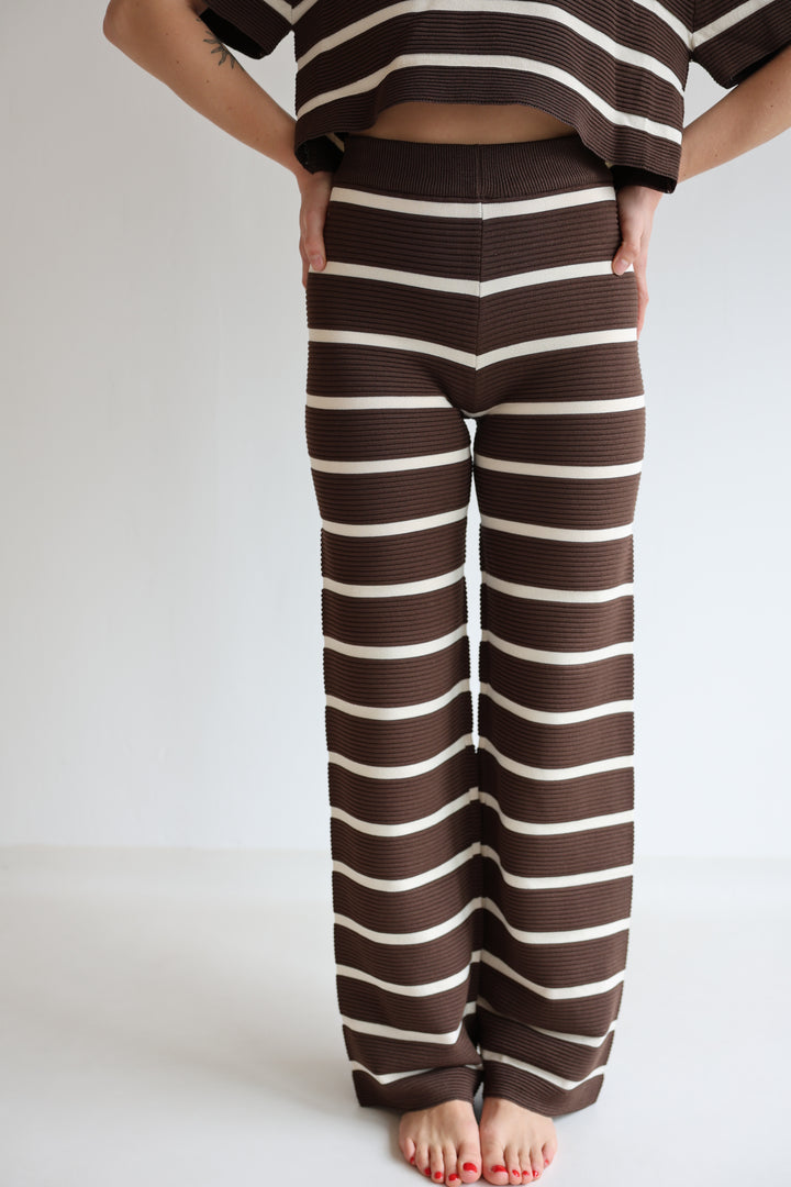 Lange gestreifte Hose Sandy Stripes
