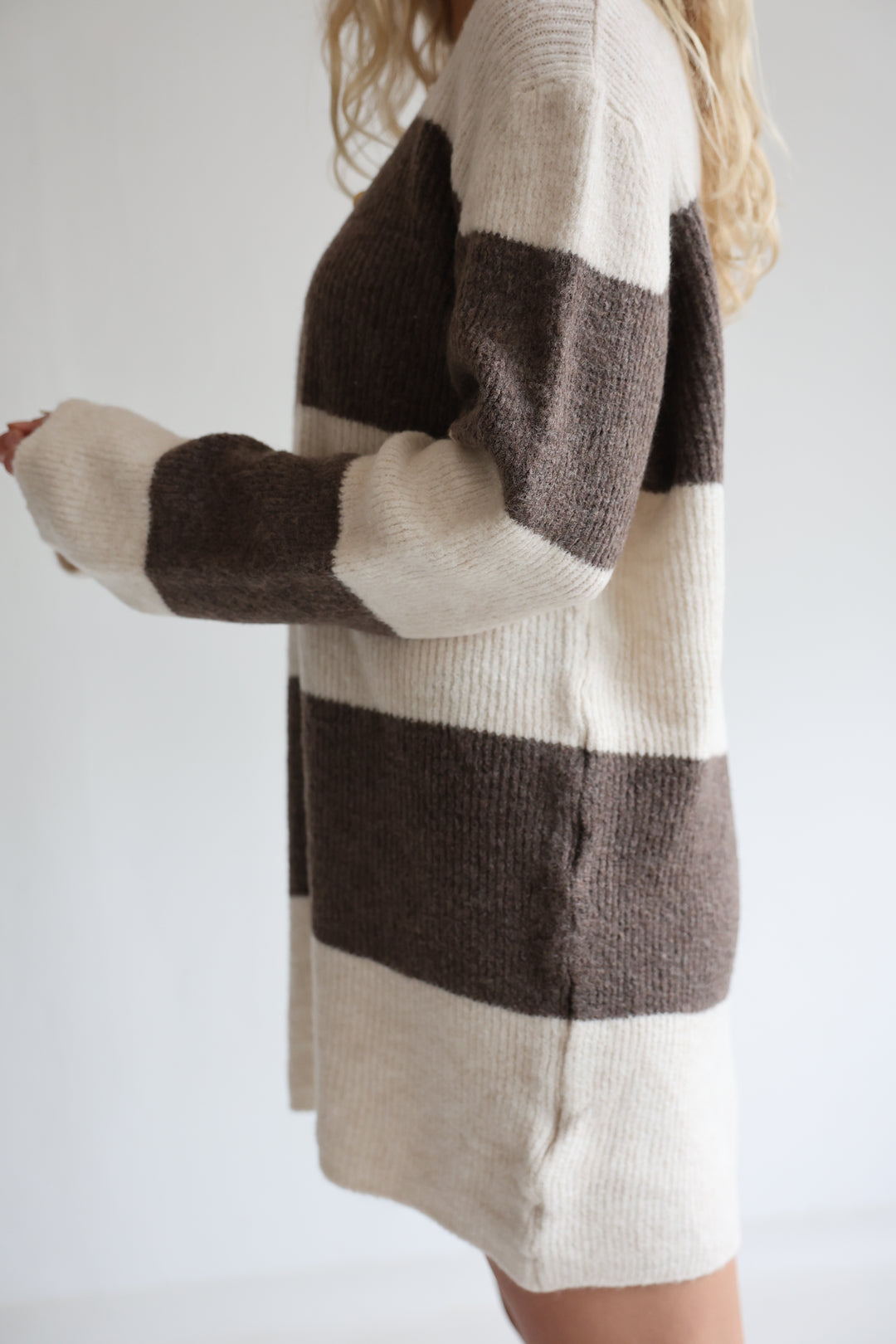 Soft Stripe Knit Dress