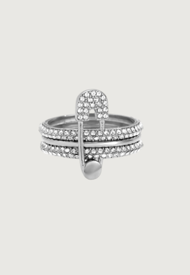 Ring Diamond Safety Pin