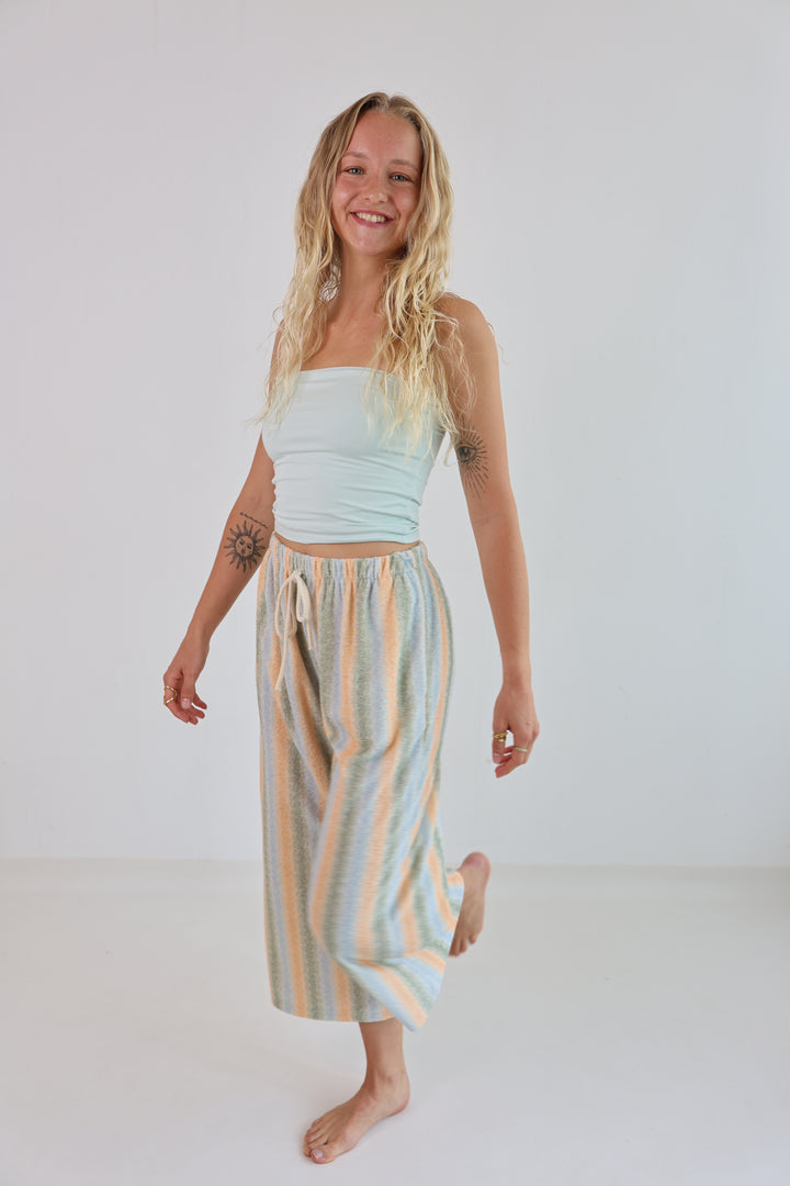 Gestreifte Frotteehose Venice Beach