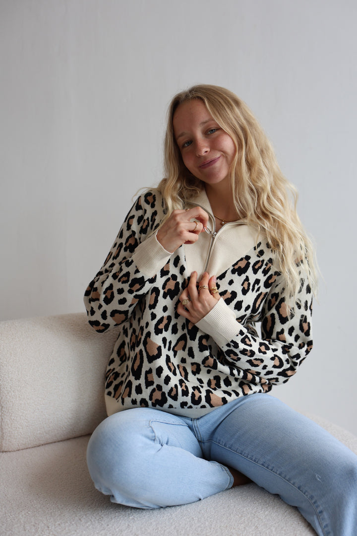 Leopard Zipper