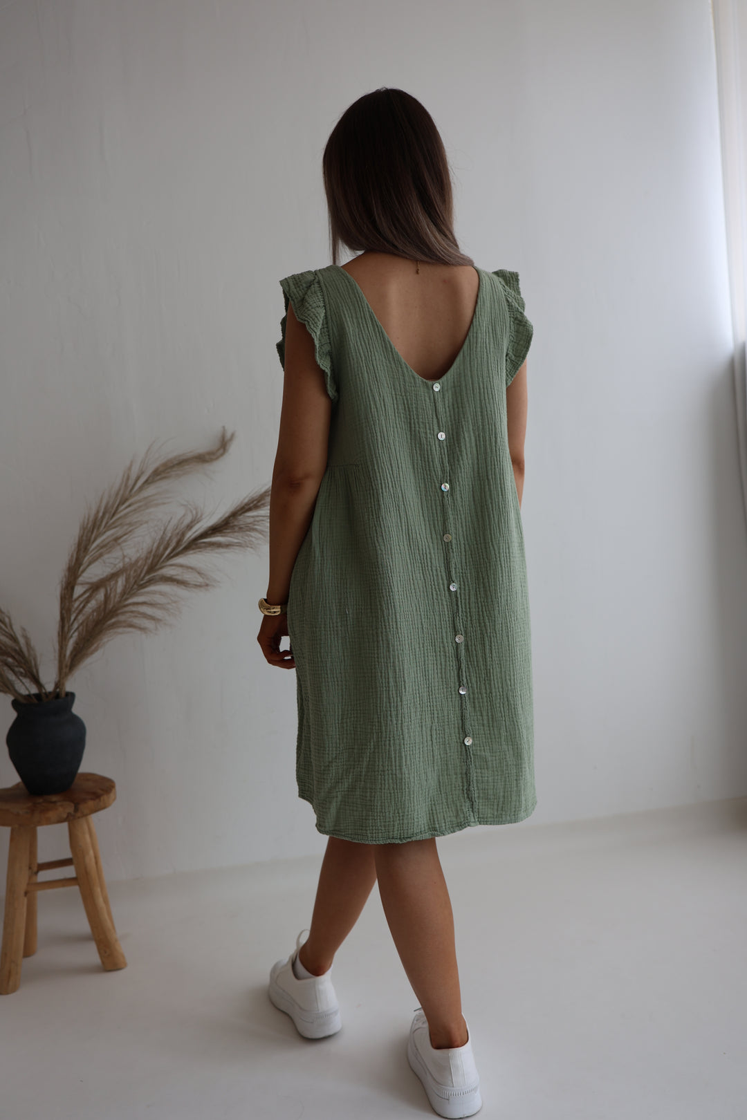 Minikleid aus Musselin Mariella