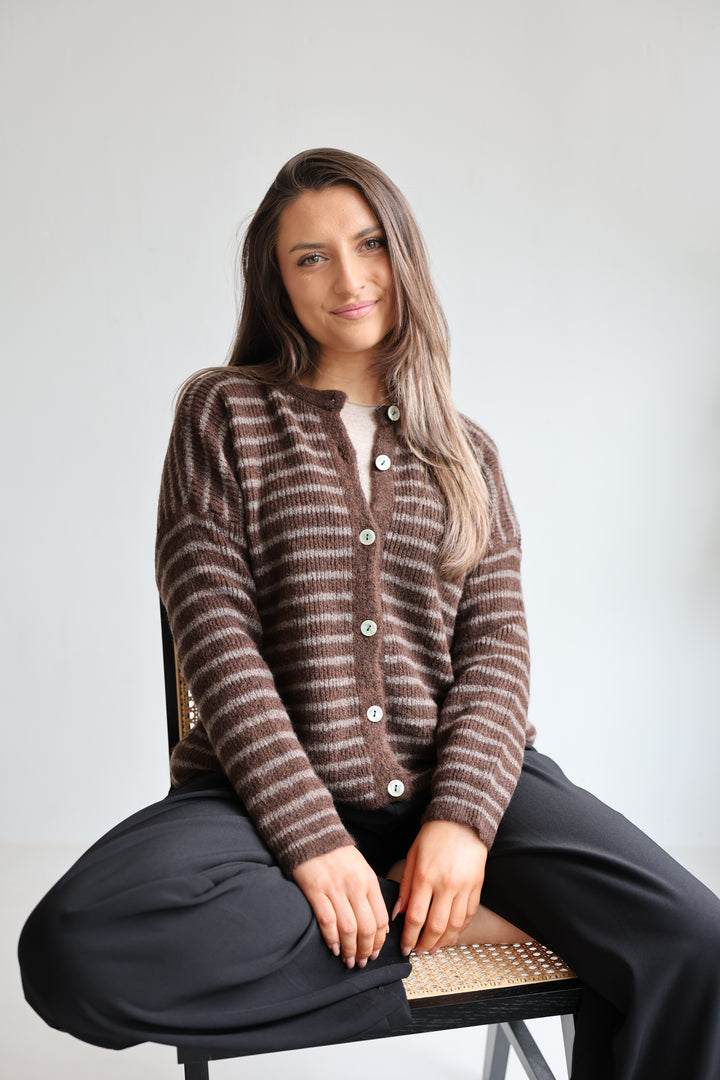 Gestreifter Cardigan Josephine