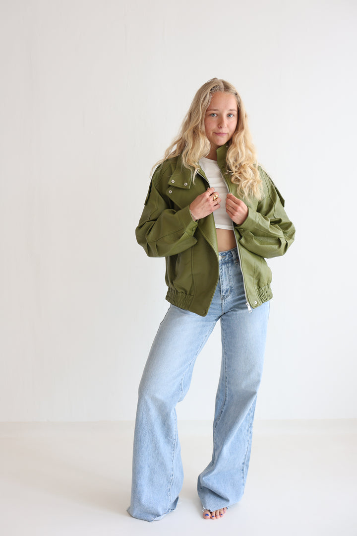 Oversize Bikerjacke Milano