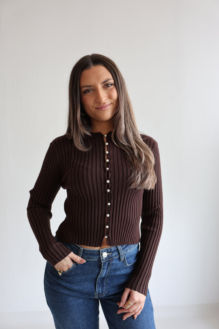 Pearl Line Cardigan