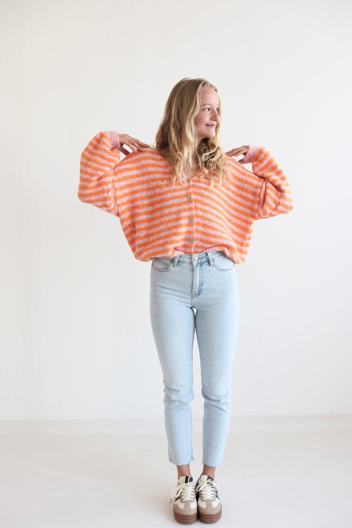 Gestreifter Cardigan Cosima