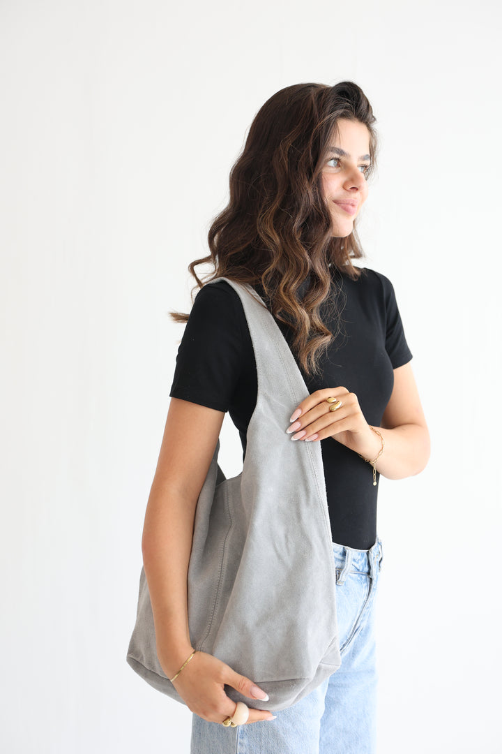 Handtasche aus Wildleder Chestnut Dream