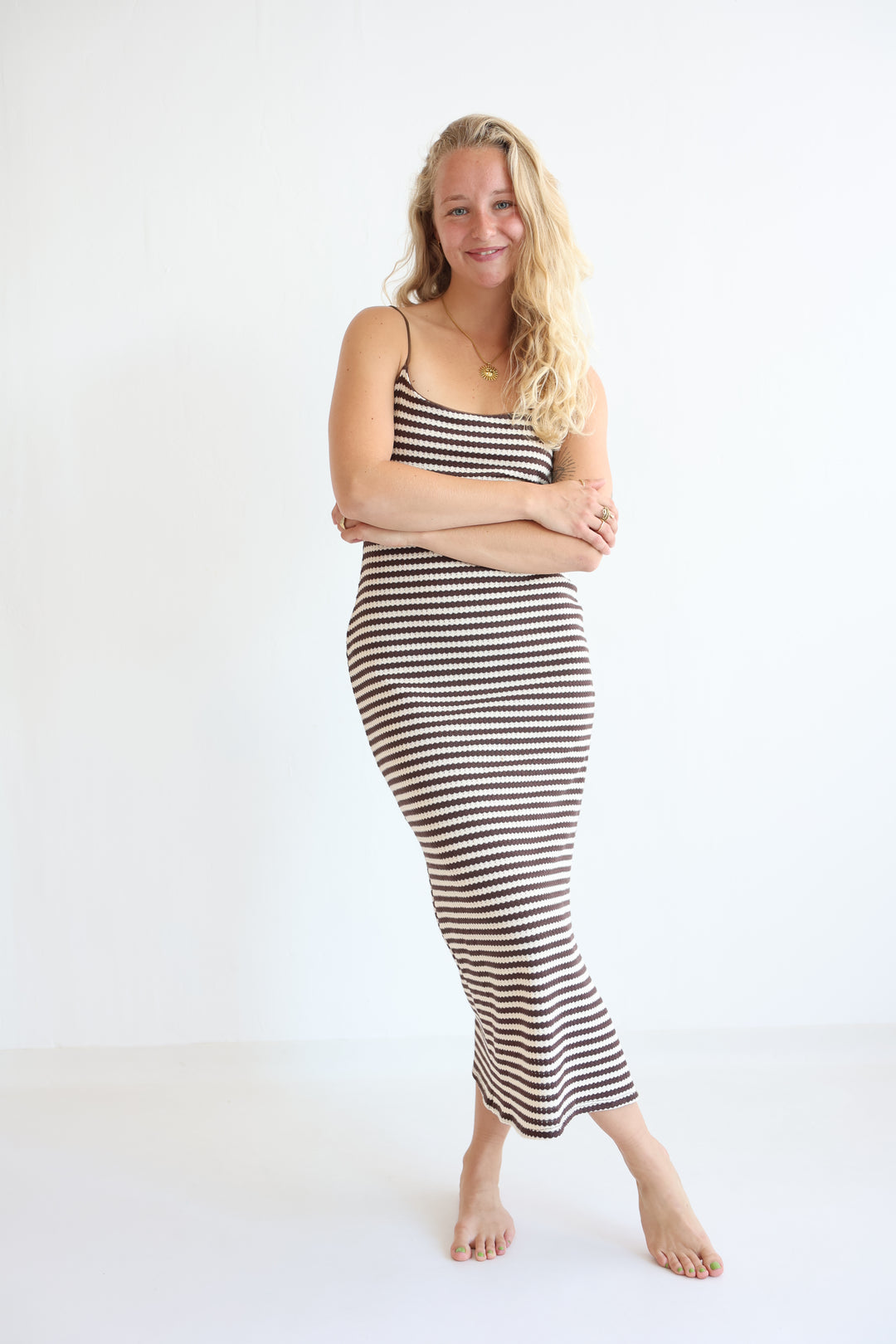 Striped Knit Dress