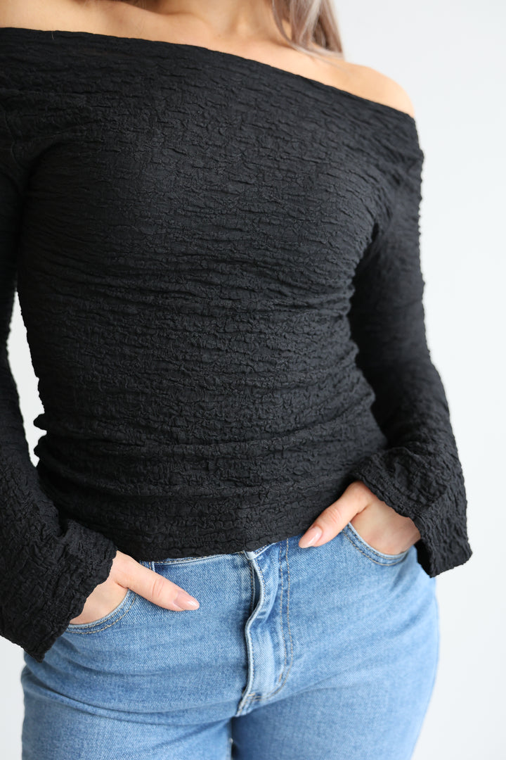 Longsleeve mit Struktur Ina