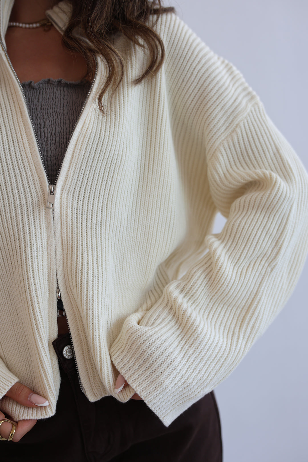 Softline Zip Cardigan