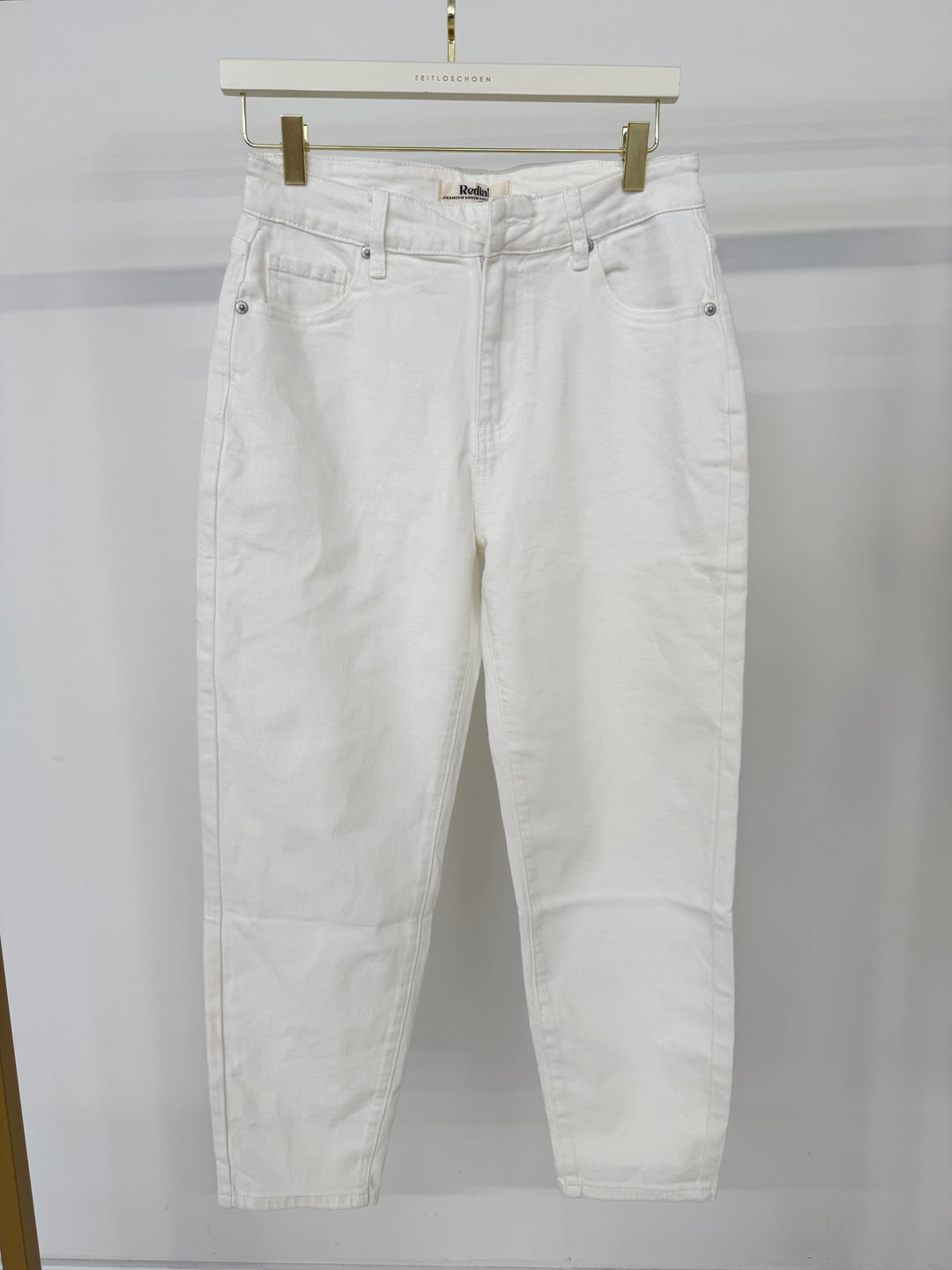 LOOSE FOT MOM JEANS NAYLA SOFT WHITE GR.M/38 (B-WARE)