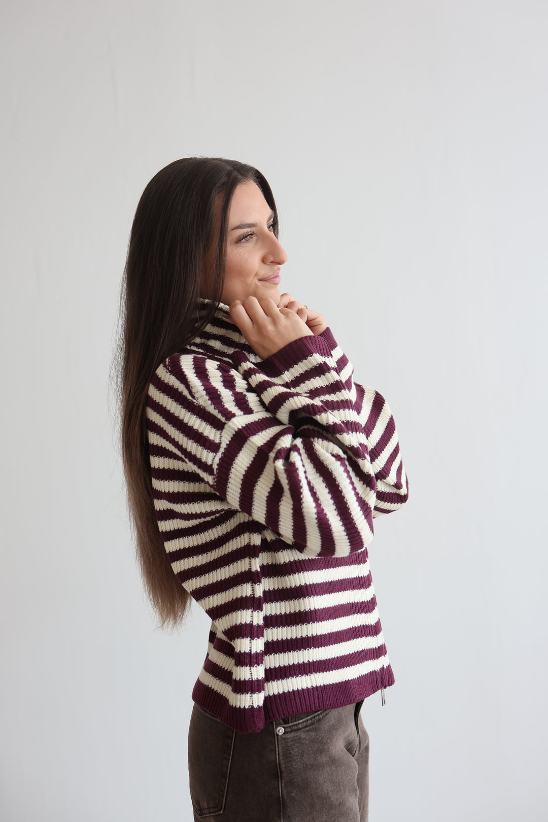Easygoing Stripe Cardigan