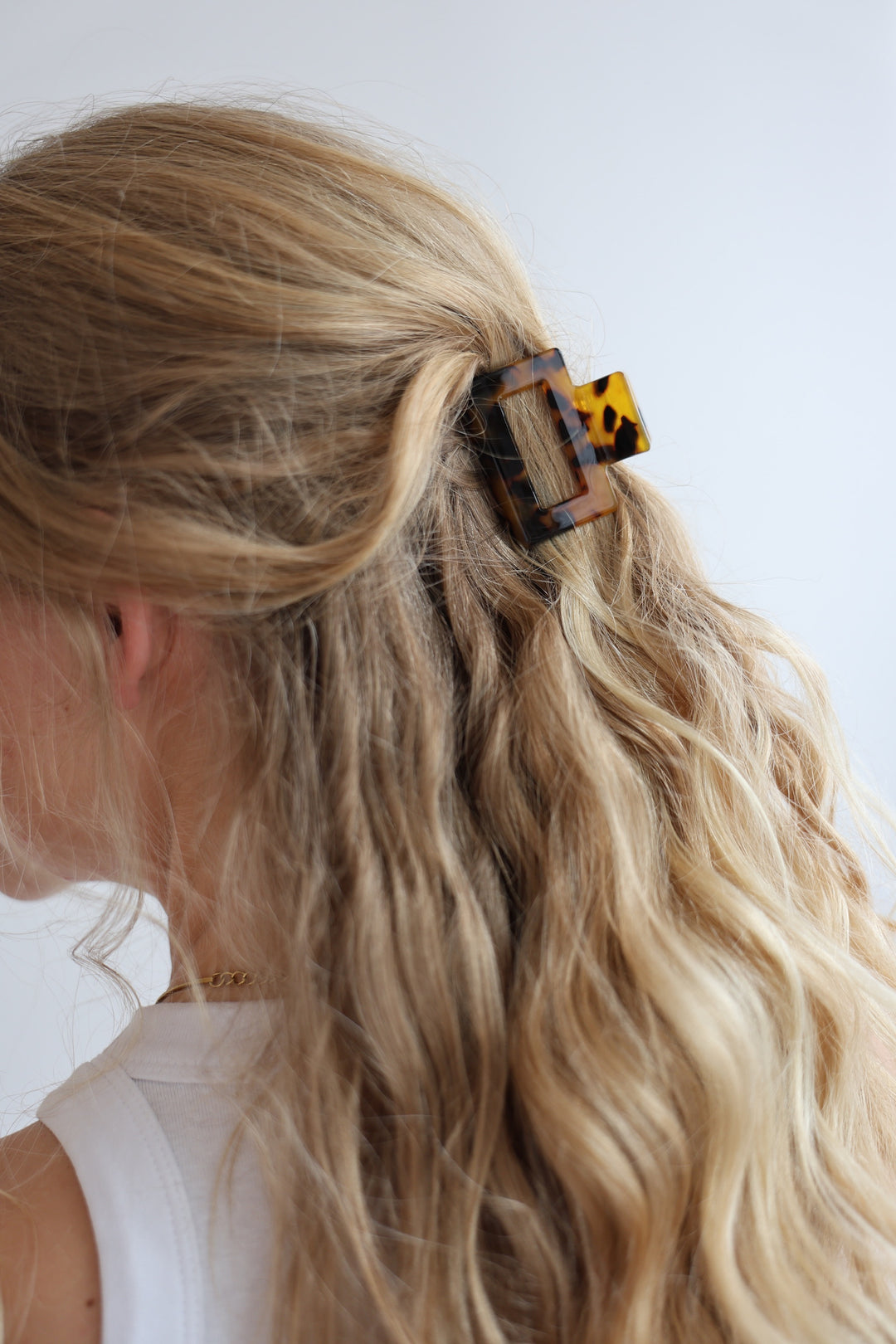 Kleine Haarspange mit Leoprint