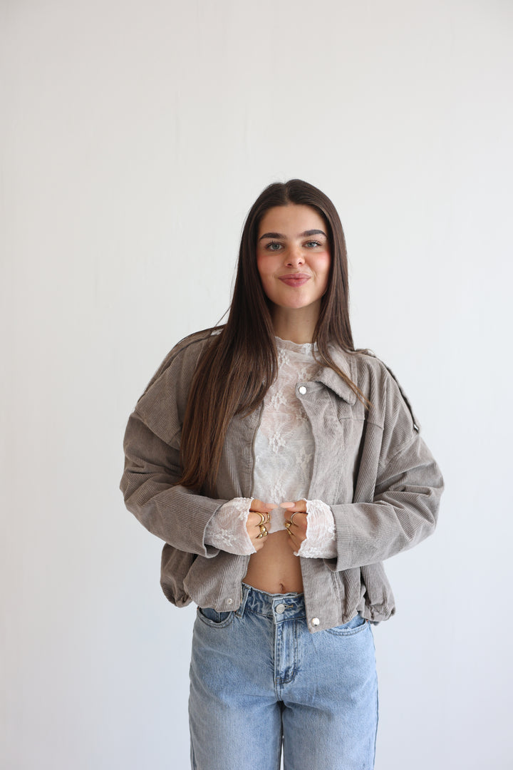 Cord Bomber Jacket
