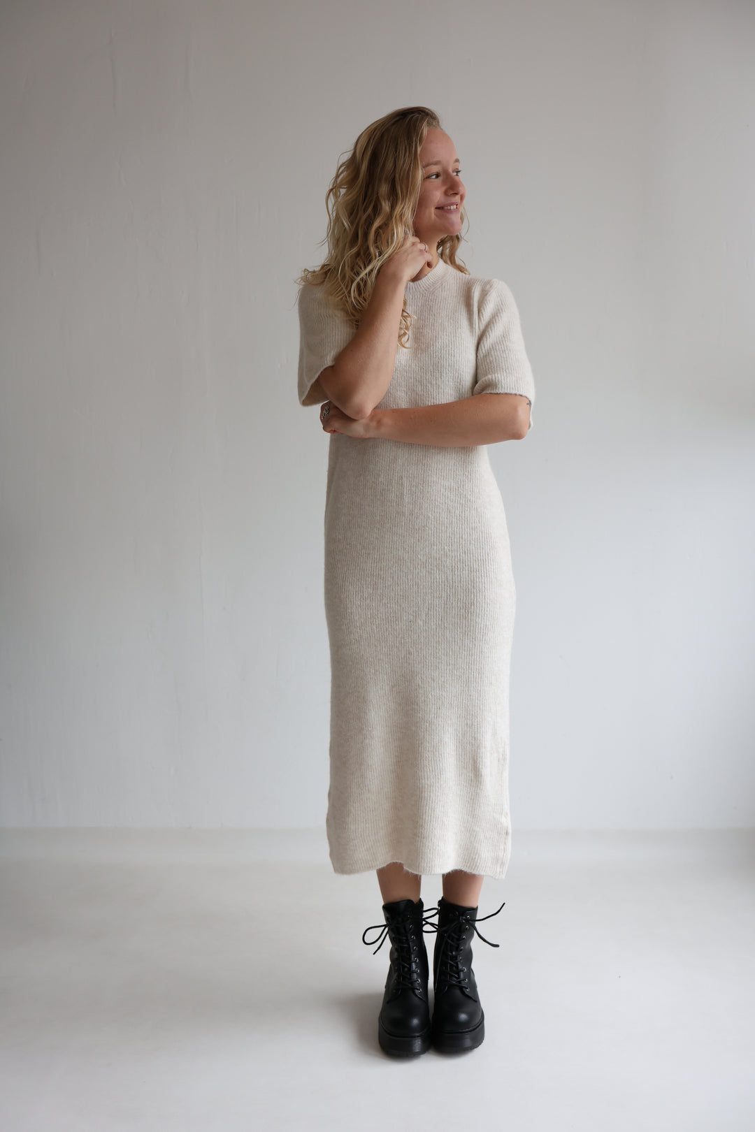 Langes Strickkleid Nuna