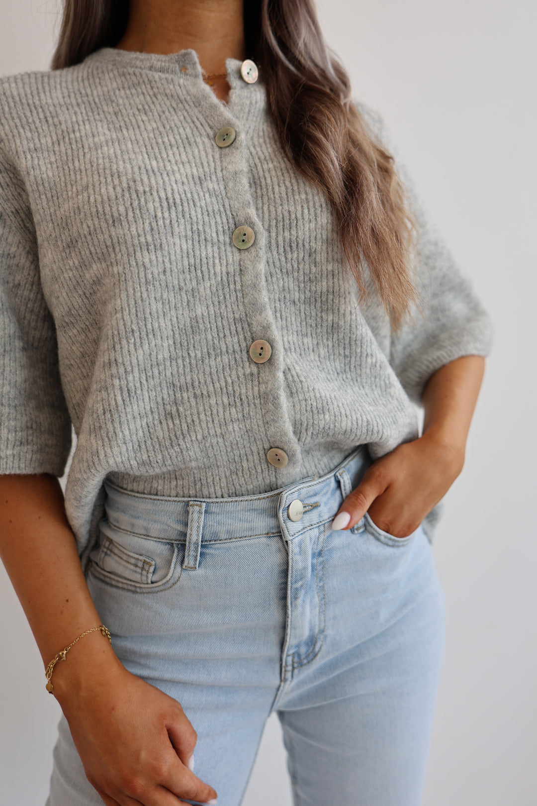 Kurzarm Cardigan Jolina