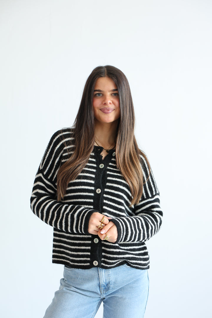 Gestreifter Cardigan Josephine