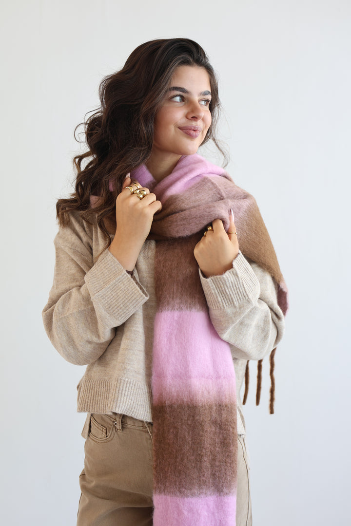 Cotton Candy Cozy Scarf