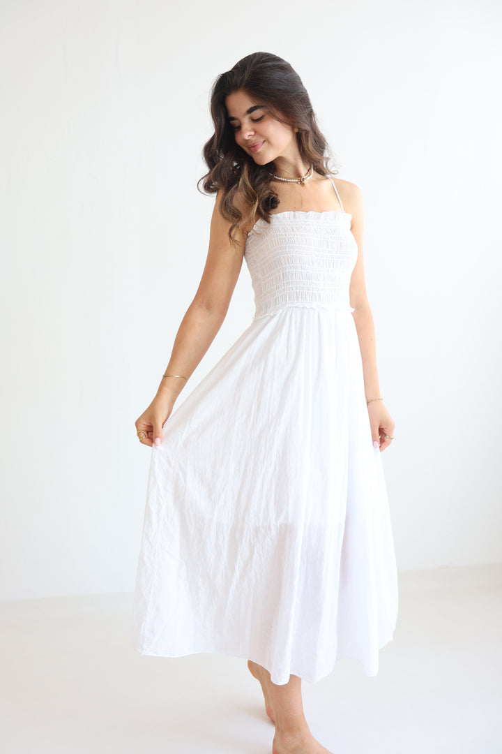 Soft Horizon Cotton Dress