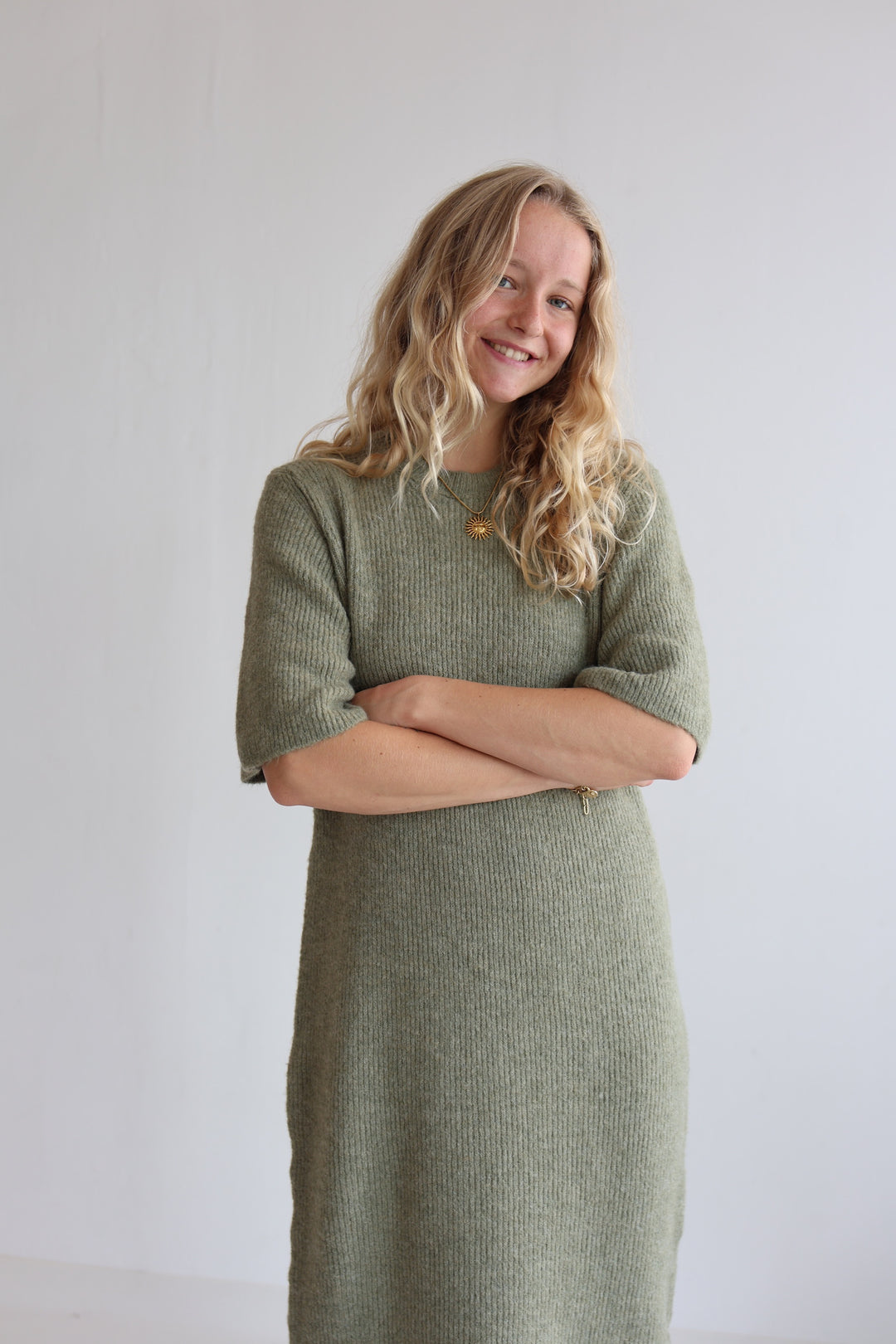 Langes Strickkleid Nuna