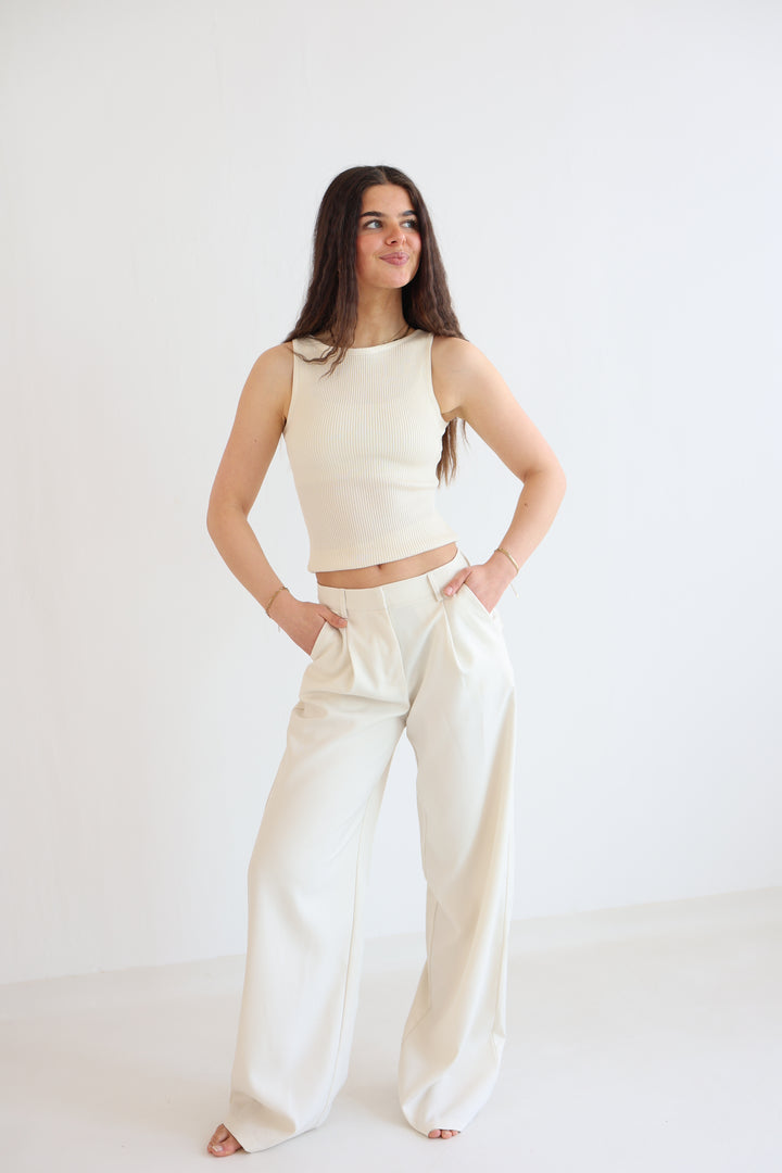Bundfaltenhose Casual Look