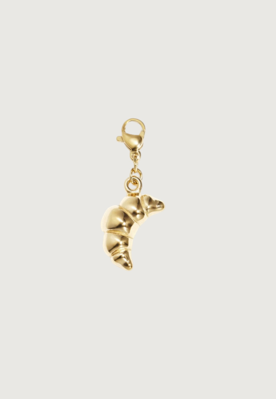 Golden Butter Croissant Charm
