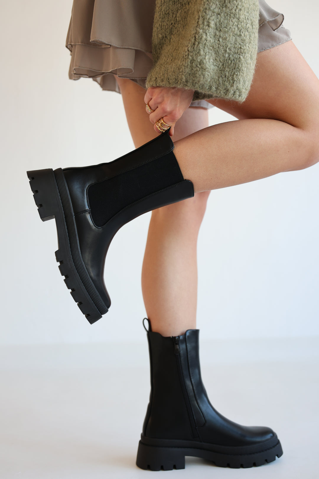 Platform Chelsea Boots Emilia