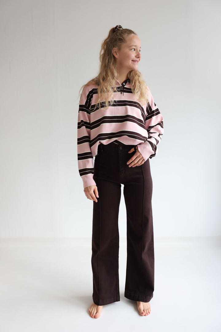 Long Polo Blossom Stripes