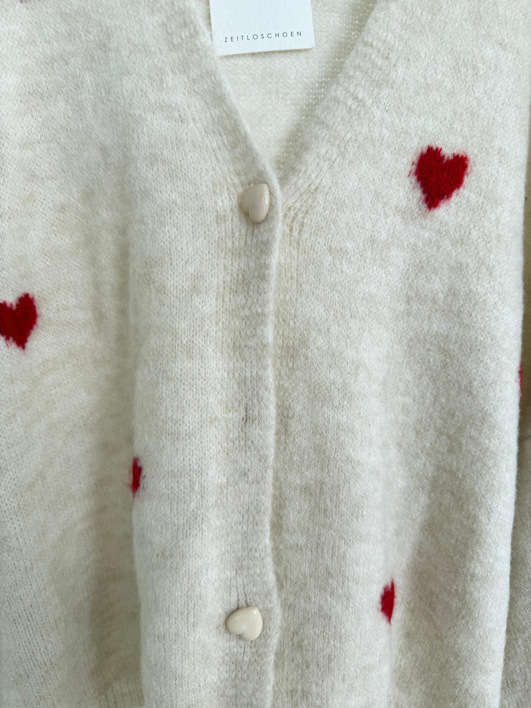 SOFT HEART KNIT CREME (B-WARE)